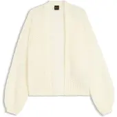 BOSS Relaxed-Fit Strickjacke mit offener Strickstruktur Grösse M