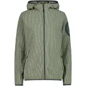 CMP Damen Unlimitech Outdoor Jacke mit Kapuze grün 42