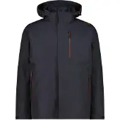 CMP Man Jacket Zip Hood Detachable Inn.jacket Antracite Antracite 52