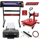 Monster 38 Swing, LED-Vinylschneider, Value Printer, CISS, SignCut, Entgitterungsset & Hitzeschutzband