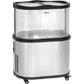 Bartscher Impulskühler 110L-2F, Impulskühler für den Gebrauch in Supermärkten und Co., 1 Stück
