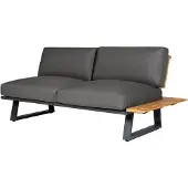 Diamond Garden Nora Sun & Rain Lange Ecke rechts Aluminium/Teak