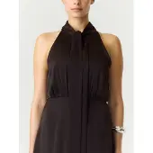 Y.A.S Maxikleid "YASTHEA SL MAXI DRESS S. NOOS" Materialmix, regular fit