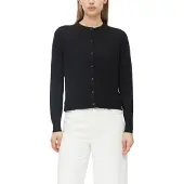 s.Oliver Strickjacke Rundhals mit Viskose
