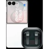 Samsung Galaxy Z Flip8 256GB Weiß 5G + Galaxy Buds4 Schwarz