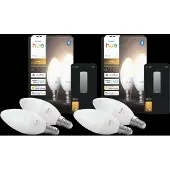 Philips Hue Kerzenlampe White E14 4er-Pack