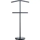 DELUKE Herrendiener TOM 50x28x107cm Metall Schwarz Kleiderständer Garderobenständer