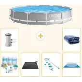 Intex Prism Frame Pool Rund - 366x76 cm - 7-teilig S20528