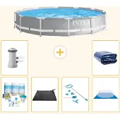 Intex Prism Frame Pool Rund - 366x76 cm - 7-teilig S20528