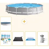 Intex Prism Frame Pool Rund - 366x76 cm - 6-teilig S20520