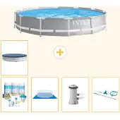 Intex Prism Frame Pool Rund - 366x76 cm - 6-teilig S20521