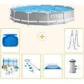 Intex Prism Frame Pool Rund - 366x76 cm - 7-teilig S21052