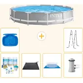 Intex Prism Frame Pool Rund - 366x76 cm - 7-teilig S21050