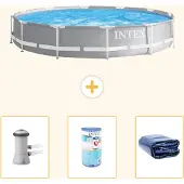 Intex Prism Frame Pool Rund - 366x76 cm - 4-teilig S21348