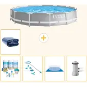 Intex Prism Frame Pool Rund - 366x76 cm - 6-teilig S20532