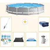 Intex Prism Frame Pool Rund - 366x76 cm - 7-teilig S20529