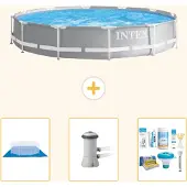Intex Prism Frame Pool Rund - 366x76 cm - 4-teilig S21350