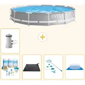 Intex Prism Frame Pool Rund - 366x76 cm - 6-teilig S21044