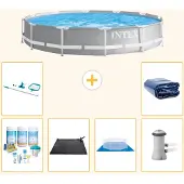 Intex Prism Frame Pool Rund - 366x76 cm - 7-teilig S20527
