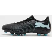 Puma Fußballschuh "FUTURE 9 PLAY FGAG", Gr. 41, Textil, schwarz (schwarz, intense mint, weiß), Synthetik, Schuhe Fußballschuh, für Rasen- und Kunstrasenplätze