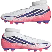 Adidas F50 Hyperfast Club Mid Fg/Mg - ftwwht/solpur/soltur, Größe:9