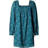 Pepe Jeans für Damen. PL9537902 Kleid Gemma grün (L), Lässig, Baumwolle, Langarm