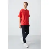 Tommy Life Herren Übergröße T-Shirt und Hosen Set