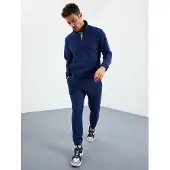 Tommy Life Herren-Polyester-Sweatshirt- und Hosen-Set