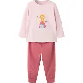 Name it Schlafanzug "NMFNIGHTSET PRINCESS" Set, 2 Baumwollmischung, bedrucktes Oberteil