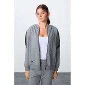 Tommy Life Übergröße Kapuzenpullover mit Reißverschluss und Hose Set