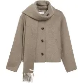 Comma Wendejacke mit abnehmbarer Schal Damen