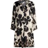 Betty Barclay Tunikakleid langarm in Beige/Schwarz | Gr.: 40