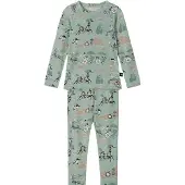 Reima Mumin Gemütlich Thermounterwäsche Merinomix, Airy Green, 104