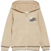 s.Oliver Sweatjacke mit Kapuze und Print-Detail