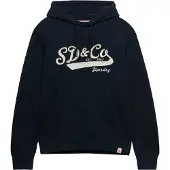 Superdry Washed Embroidered Relaxed Kapuzenpullover