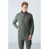 Tommy Life Herrenfleece-Sweatshirt- und Hosen-Set
