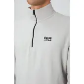 Tommy Life Herren-Plüsch-Half-Zip-Sweatshirt