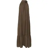 Kaffe Midikleid "Damen Kleid KAgilda", Damen, Gr. 42, N-Gr, braun (carafe), Obermaterial: 88% Viskose LENZING ECOVERO CV LenzEcov. 12% Polyamid PA., Kleider Midikleid