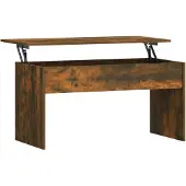 vidaXL Couchtisch Räuchereiche 102x50,5x52,5 cm Holzwerkstoff
