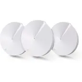 TP-LINK AC1300 Whole Home Mesh Wi-Fi System, 3er Pack, Weiß, Intern, Mesh-System, Dual-Band (2,4 GHz/5 GHz), Wi-Fi 5 (802.11ac), 1300 Mbit/s