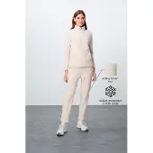 Tommy Life Damen-Langarm-Zipper-Trainingsanzug-Set