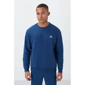 Tommy Life Herren Sweatshirt- und Hose-Set aus Baumwoll-Polyester-Fleece