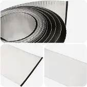 vidaXL Rasenkante 5 m x 10 cm Verzinkter Stahl Silber