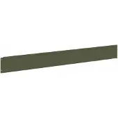 vidaXL Rasenkante 10 stk. 100 x 12 cm Stahl Olivgrün
