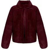 Betty Barclay Cardigan "Strick-Cardigan mit Kragen", Damen, Gr. 38, lila (schwarz aubergine), Strickjacken Cardigan