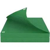 vidaXL Plane mit Ösen Grün 6 x 6 m 140 gsm PE