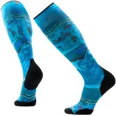Smartwool Ski Targeted Cushion Storm Peak Print Otc Socken