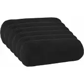 vidaXL Kissen mit Kissen HEERLEN 6 Stk. Schwarz Samt