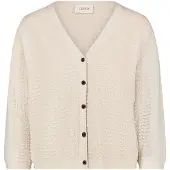 Cartoon Cardigan "Strick-Cardigan mit V-Ausschnitt", Damen, Gr. 42, beige, Obermaterial: 52% Viskose CV. 28% Polyester PES. 20% Polyamid PA., Strickjacken Cardigan