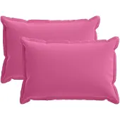 vidaXL Kissenbezug 2 stk. HOUTEN Rosa 50 x 75 cm Polyester